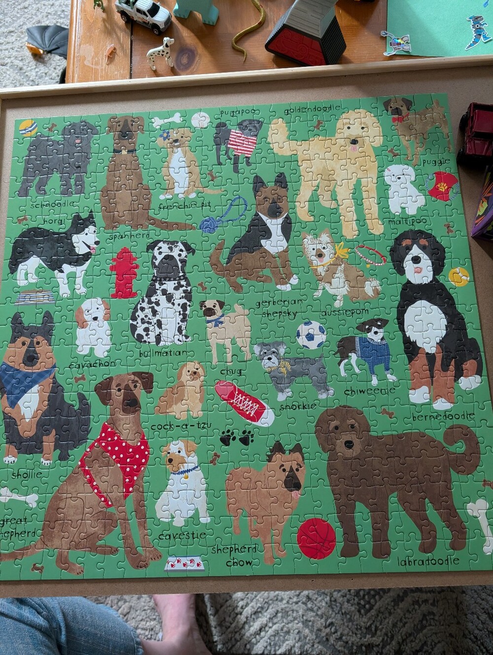 Mudpuppy Brand Doodle Dogs 500 Piece Puzzle Dog Breed Puzzle With Poster - Picture 5 of 6